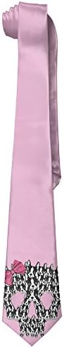 Men's Boston Terrier Sugar Skull Vintage Skinny Neckties Skinny Ties