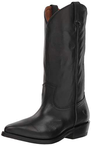 FRYE Women's Billy Pull On Western Boot, Black, 8.5 M US