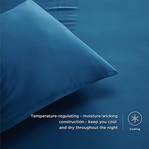 BEDSURE Bamboo Cooling King Size Sheets 100 Viscose from Bamboo Sheets Set, 16'' Deep Pocket