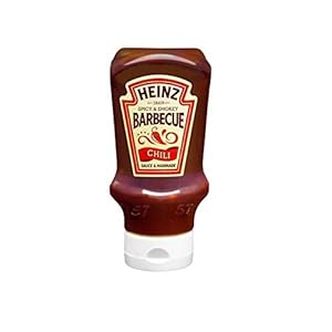 Heinz, Barbecuesaus met chili in glas, 490 g