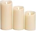 Luminara Scalloped Edge Flameless LED Candle - Ivory 3.5