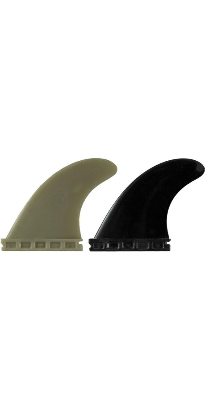 Northcore Surfing and Watersports Accessories - Futures Nylon Composite Quad Fins Set - Black