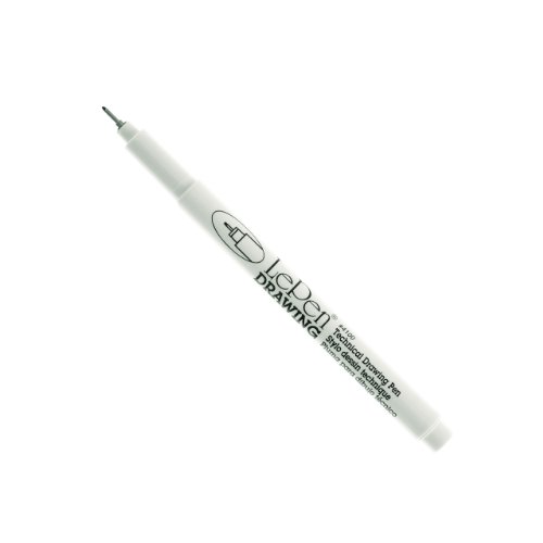 Uchida of America 4100-C-.5 .5mm Tip Le Pen Technical Drawing Pen, Black