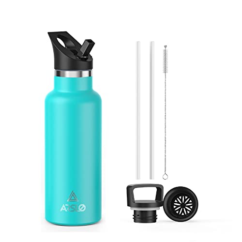 Arslo Stainless Steel Double Wall Water Bottles, Vacuum Insulated