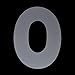EORTA 0-8 Numeral Cake Stencils Molds 10 Inch Arabic Number Dessert Maker Decorative Fillings Layered Kitchen Baking Tools for DIY Wedding Birthday Anniversary, White