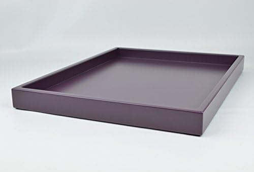 Decorative Tray Plum Purple Lacquer