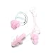 4 Sets Waterproof Corded Swimming Earplug Dotted Nose Clips Swimming Ear & Nose Protector for Adults Kids (Nose Clip & Earplugs)