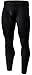 Tesla TM-YUP43-KLB_Medium Men's Emboss Pants Thermal Wintergear Compression Baselayer Sports Leggings YUP43