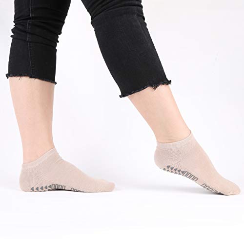 Yoga Socks for Women with Grips, Non Skid Grip Socks for Yoga, Pilates, Barre, Home & Hospital