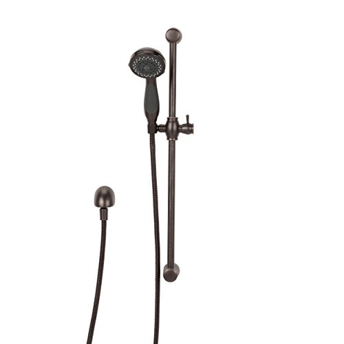 Delta Faucet 3Spray Slide Bar Hand Held Shower with Hose, Oil Rubbed