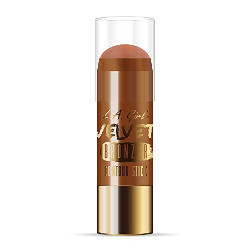 L.A. Girl Velvet Contour Sticks, Bronzer Suede, 0.2 Ounce (Pack of 3)