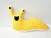 Yellow Banana Slug Plush / Yellow Stuffed Animal Banana Slug Plush