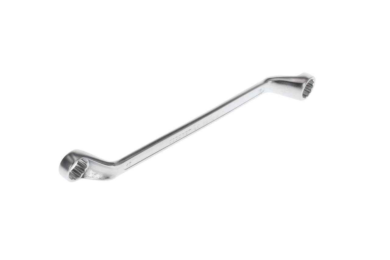 GEDORE Red Double-Ended Ring Spanner SW 16 x 17 mm L 246 mm Chrome Vanadium Steel Silver