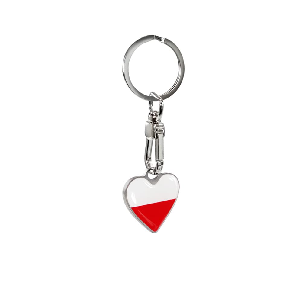 Avisa Stainless steel key chain - 'Heart' Poland