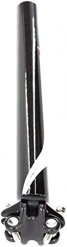 QILEFU Mountain Bicycle Alloy 3K Carbon Seatpost Road Carbon Fibre Bike Seatposts MTB 27.2/ 30.8/ 31.6x350/400mm (31.6x350mm)