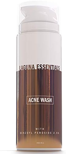Benzoyl Peroxide 2.5% Acne Treatment Wash - Cleanser for Facial, Back & Body Acne -