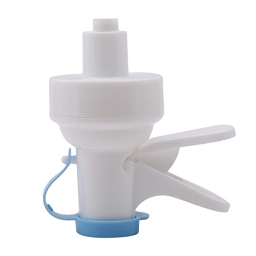 SOURBAN Water Dispenser Valve Plastic Spigot Water Bottle Replacement Top Valve Faucet Fast Flow Water Spout,Straight Insertion Type