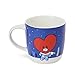 BT21 Official Merchandise by Line Friends - Winter Theme Character Ceramic Coffee Mug with Lid, TATA