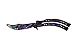 Rhingo Training Butterfly Knife Balisong Dull Unsharpened Blade (Hyper Beast 2)