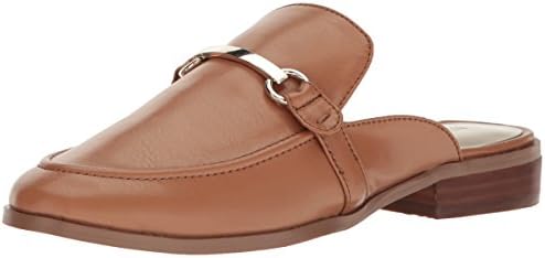Nine West Women's Jacobini Leather Mule, Dark Natural, 6 M US