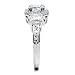 925 Sterling Silver Cubic Zirconia CZ Promise Engagement 2.15 ct.tw Band Ring