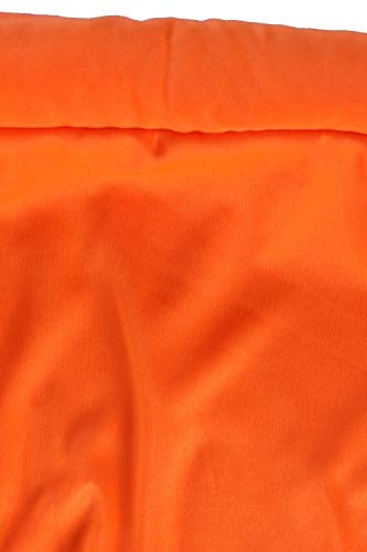 Dwarf or Gnome Costume Hat, Neon Orange