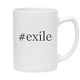 #exile - 14oz Hashtag White Ceramic Statesman