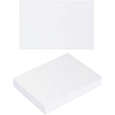 50 Sheets Blank Cardstock Paper 250 GSM, White, 4x6 inches | Thick Heavy Cards Stock, For DIY Art Projects, Card Making, Postcards, Greeting Cards, Party Invitation