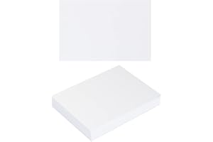 TOPEEN 100 Pack Thick Paper Cardstock Blank Heavy Cards Stock for Invitations, Greeting Cards Making, Postcards, Photos, 250GSM Thick Paper (White, 4x6 inches)