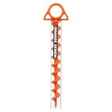 Orange Screw: The Ultimate Ground Anchor | Large Single | Made in USA