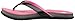 adidas Performance Women's Supercloud Plus Thong W Athletic Sandal,Black/Solar Pink/Grey,8 M US