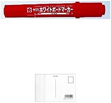 Amazon サクラクレパス ホワイトボードマーカーツイン Wbk T 赤 ５ 本 画材屋ドットコム ポストカードa ホワイトボード用 文房具 オフィス用品
