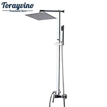 Davitu Shower Faucets Davitu Chrome Finished Wall Amazon In