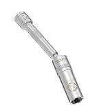 Lexivon 5/8" Swivel Magnetic Spark Plug Socket, 3/8" Drive x 6" Total Length | Enhanced Magnetic Design With Thin Wall Socket, Cr-v Steel (LX-121)