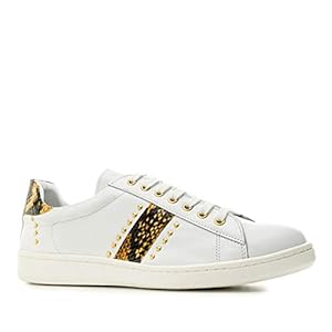 31rSo05ELrL. SS300 Andrés Machado - Zapatillas Deportivas para Mujer - Chicas - Trainers - Sneakers - Ursula - en Cuero Blanco - con… 31rSo05ELrL. SS300