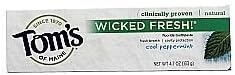 New 2007 products Tom's Of Maine Wicked Fresh Long Lasting Toothpaste Cool Peppermint - 4.7 Oz