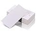 Paper & Plastic Jewelry Earrings Display Cards Rectangle White W/Self-Seal Bags - Blank for You to Customize - 100 Sets…