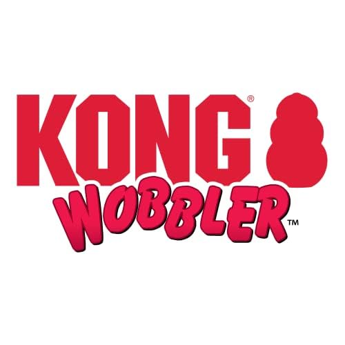 KONG Wobbler Interactive Dog Toy Slow Feeder Toy for Dog Mental