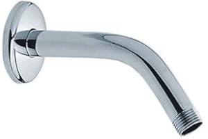 hansgrohe Installation 6-inch Modern Showerarm in Chrome, for Wall Mount Showerhead, 27411003