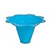 Flower Cups for Serving Shaved Ice or Snow Cones, Medium 8 Ounce, Case of 500, Blue/Yellow