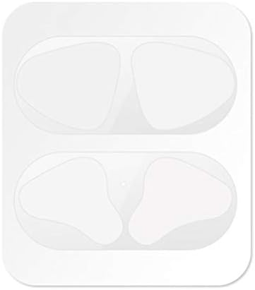 Deinbe Replacement For AirPods Case 1 Pair Metal Dust Guard Sticker Cover Dust-proof Protective Decals Protector