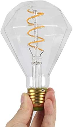 Bombillas decorativas Bombillas incandescentes Diamante de tapa plana