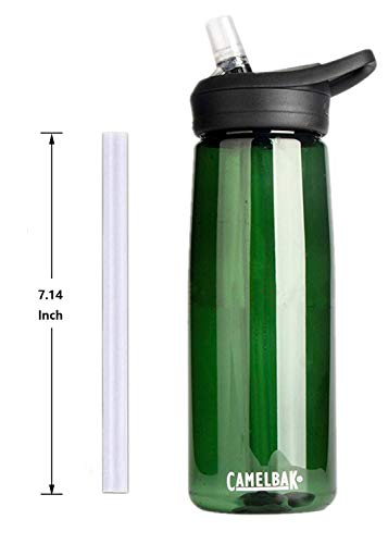 -Trinkhalme für CamelBak Eddy 750 ml Wasserflaschen--Trinkhalme, 4 BPA-freie Trinkhalme und 2 Strohhalmbürsten, Zubehör… – Bild 3