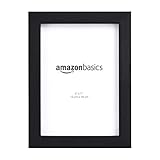 AmazonBasics Photo Picture Frame - 5" x 7", Black, 2-Pack