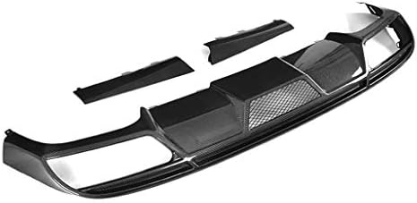 車のリアディフューザーリップ に適合メルセデスベンツeクラスe250 00 E400 E500クーペ2ドア16 18カーボンファイバー リアバンパーリップcfディフューザースポイラー