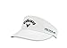 Callaway Golf 2018 Tour Authentic Adjustable Visor, White