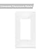 [10 Pack] BESTTEN Screwless Wall Plate Outlet Covers, 1 Gang Standard Size, Compatible with GFCI Outlet, USB Receptacle and Decor Light Switch etc. White