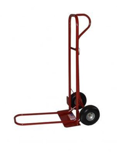 Milwaukee 44915 800-Pound Capacity Heavy Duty P-Handle Hand Truck with 10-Inch Pneumatics and 18-Inch ToePlate