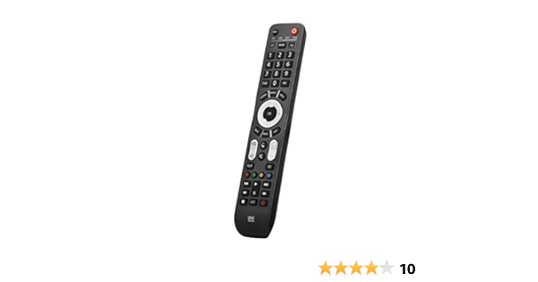 One For All Evolve 4 Uniwersalny Pilot Zamiennik Pilota Dla 4 Urzadzen Tv Stb Freeview Sat Kabel Blu Ray Dvd Audio Soundbary Zoptymalizowane Smart Tv Czarny Urc 7145 Amazon Pl Elektronika