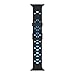 Hflong 42mm Apple Watch Band, Adjustable Strap, Soft Silicone Watchband Replacement for iWatch Band With Free Protective Case, Glass Screen Protector(black/blue-42mm)